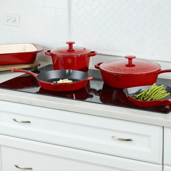 Cast Iron Cookware on Stove